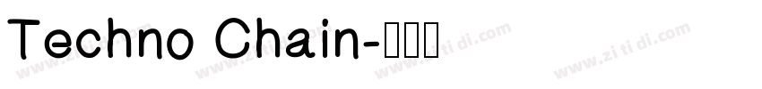 Techno Chain字体转换